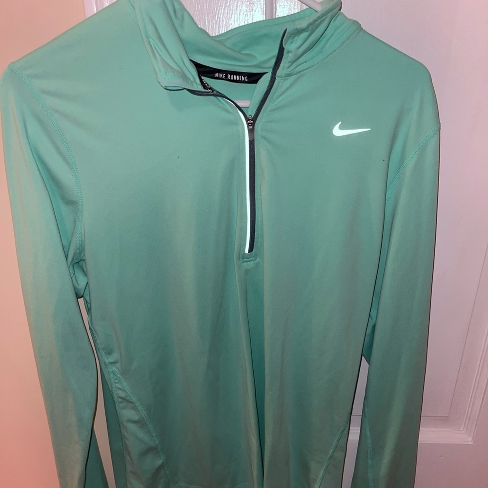 Nike running v neck long sleeve top
